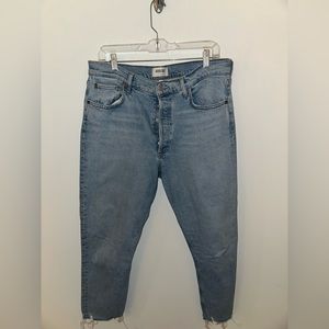 AGOLDE Riley Jean - Size 32, light wash
